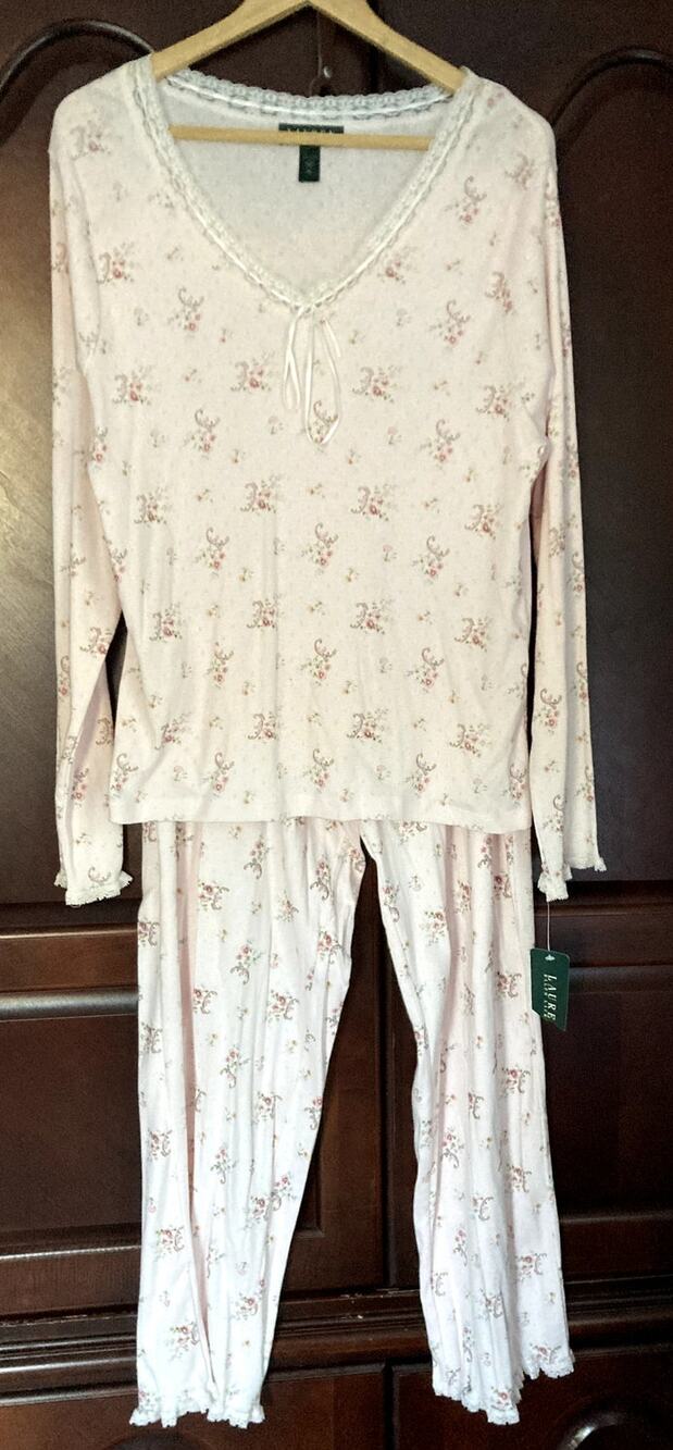 NWT Lauren Ralph Lauren -Cottagecore Coquette Classic Floral Pajama Set - XL